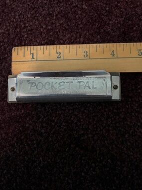 Pocket Pal Chrome Harmonica - Silver